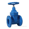 Non rising stem resilient seated gate valve